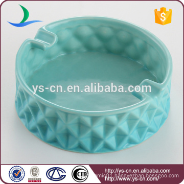 Wholesale Modern Blue Ceramic Ashtray